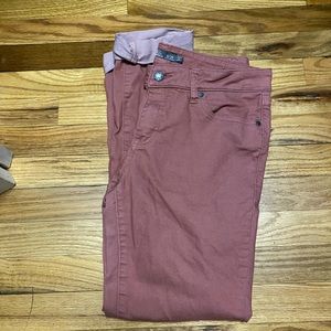 Prana Dusty Rose Pink Straight Leg Jeans Size 8/29